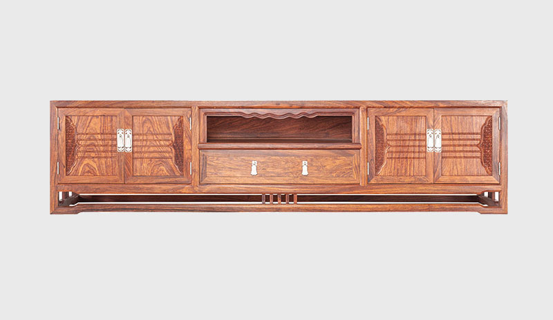 和平刺猬紫檀电视柜低柜现代中式全实木电视柜客厅高低柜